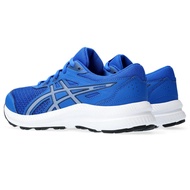 ASICS Kids CONTEND 8 Grade School Running Shoes in Illusion Blue/Pure Silver