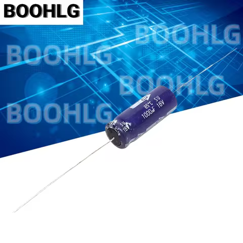 10PCS Fever Amplifier Axial Horizontal Electrolytic Capacitor 16V 1000UF 1000UF 16V 10X25