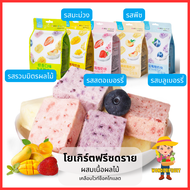 ขนมโยเกิร์ต โยเกิร์ตก้อน สมูทตี้ฟรีซดราย Yogurt Smoothies freeze dry 7 รสผลไม้ ขนมเพื่อสุขภาพ 1ถุง 45g