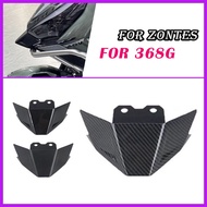 For ZONTES 368G G368 368-G ZT368G ZT368 G Motorcycle Accessories Carbon look Front Fender Beak Nose 