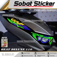 Stiker Variasi Lampu Alis Motor BEAT DELUXE TERBARU SB Free Sticker Vol. 1