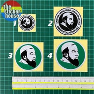STICKER TOK GURU USTAZ AZHAR IDRUS STICKER CUTTING OVERLAPPING / PRINTING REFLECTIVE