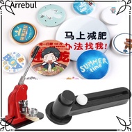 ARREBUL Badge Circle Cutter, Portable Adjustable Photo Circle Cutter, Paper cutter Black Rotary Circ