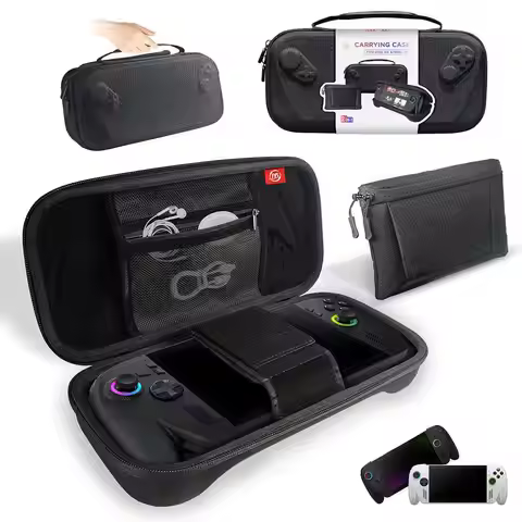 Slim Portable Organizer For Handheld Console & Accessories For ROG Ally X/ROG Ally Travel Case With 