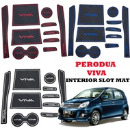 Perodua Viva Elite Car Interior Accessories Inner Slot Mat Dashboard Drink Cup Coaster Pad Anti Slip