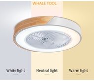 Noiseless Q3 Q3 Fan Blade JUP Invisible Lamp Living Dining Room Ultrathin APP Control Ceig Light  Q3