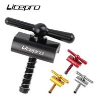 Litepro Folding Bicycle Faucet Handlebar Handle Foldable C Buckle Bike Parts Accessories For Brompto