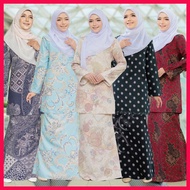 Baju Kurung Moden Cotton Batik Printed