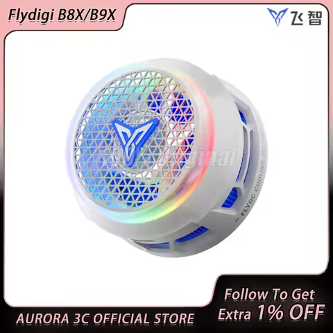 Flydigi B8X/B9X Cellphone Cooler Magnetic Radiator Frequency Conversion Super Heat Dissipation RGB L
