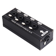 Audio Distributor 6.5TS Balanced XLR 1 in 4 Out Supports Digital and Analog Audio Splitter Expander