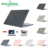 GOOJODOQ Laptop Macbook Case Matte/Transparent For Apple Macbook M1 Chip Air Pro Retina 13.3 inch Laptop Bag 2020 Touch Bar ID Air Pro 13.3 Case/New Air 13.3/New Pro 13.3
