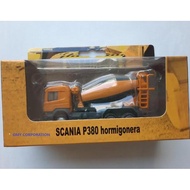 Diecast Truck 1/87 Maquinaria Scania P380 Cement Mixer Truck Molen diecast heavy equipment 1/87 Scan