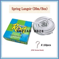 Curtain Rod Expanding Spring (65 feet)/Tali Dawai Langsir /Wire Window (READY STOCK)