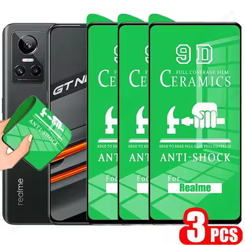 3Pcs Ceramic Film For Oppo Realme GT Neo 3 3T GT Master Edition GT 2 Pro Screen Protector For Realme