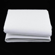 Loviver Iron ON interfacing Fabric - 1 เมตร-สีขาว-จักรเย็บผ้าปลอดภัยผ้ากาวตนเองสำหรับปลอกคอปุ่มกระเป๋าปักครอสติ/เย็บปักถักร้อย