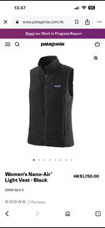 Patagonia 女款 Nano-Air 輕量背心/外套