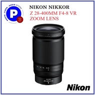 NIKON NIKKOR Z 28-400MM F/4-8 VR ZOOM LENS