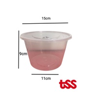 Microwave Container Food Container /Round Container / Bekas Makanan / Bekas bulat 750ML / 1000ML