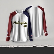 BAJU MERDEKA 2025 Independence Day Baju 68th Merdeka Perempuan Sun Protection Long Sleeves Round Nec