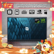 [Clearance] Dell Inspiron 15 (7500) Laptop (i7-10750H 5.0Ghz,512GB SSD,8GB,15.6"FHD,Nvidia GTX1650Ti