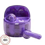 JBL TUNE FLEX GHOST Fully Wireless Earbuds Skeleton Open Ear In-Ear While Listening Outside Sound Intake IPX4 Waterproof (Purple)