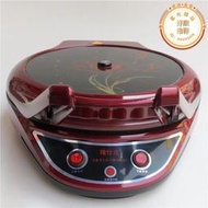 隆仕達多功能大號電餅鐺加深烤盤不粘烤盤家用雙面加熱電餅檔