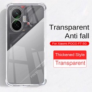 Soft TPU Transparent Clear Phone Case For Xiaomi POCO F7 POCOF7 f7 5G Global Cover Shockproof Ultra 
