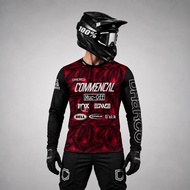 COMMENCAL PREMIUM DRYFIT MEN'S MTB DOWNHILL CYCLING JERSEY Wanita