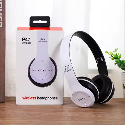 Handsfree Wireless Headphones Noise Canceling Headphone Earphone P47 headset Bluetooth Head Phone fo