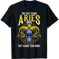Aries Zodiac Sign Strong Ram Head Art T-Shirt