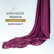 Satin Fabric by the Meter Premium Satin Material Velvet Satin Fabric Metered Satin Fabric