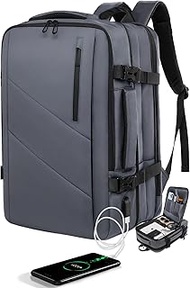 G GO HO Travel Backpack for Men,26-42L Expandable Backpack,Flight Approved Carry on Backpack With Us