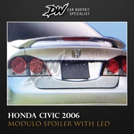 Honda Civic FD Modulo Spoiler With LED