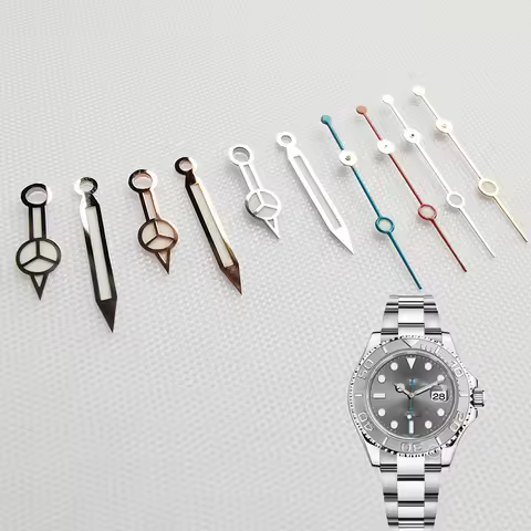 Blue luninous watch Hands Set for RLX 116622 116655 126622 126655 Cal.3135 3235 Watch Movement