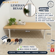 [WILDFURNITURE] LARGE FOLDING LESEHAN TABLE 120X60 100X60 120X50 100X50 120X40 100X40 80X60 PORTABLE