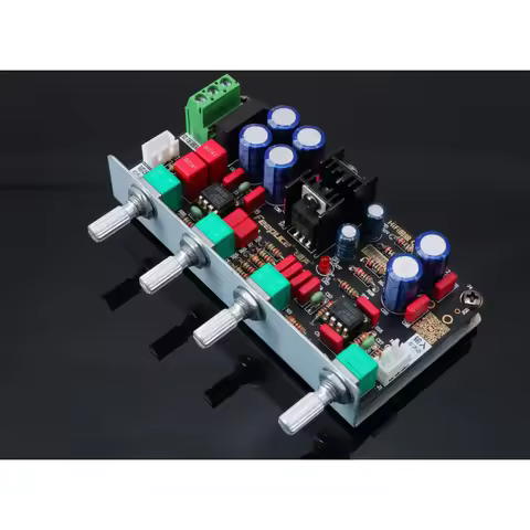 Tone Board Preamp Pre-amp With Treble Bass Volume Adjustment Pre-amplifier Tone Controller For LM187