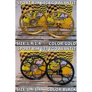 (S1M) AEROX THAI CNC SPORT RIM 17 inch 1.4/1.4-17 SPORT RIM AEROXTHAi  17inchi EGO LC AVANTIZ SOLARI