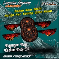 Layang-layang Naga Kain Full Printing per Keping High Quality