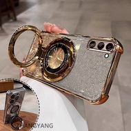 Case For Samsung A02S A03S Clear Case Thickening Plated Cover Silicone ShockProof Phone Case CCCCA10