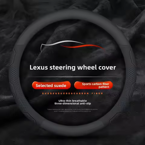 Leather Car Steering Wheel Cover for Lexus 430 LS RX400h RZ RX 350h LS430 LS400 ES NX 300h 450H SC43