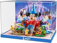 cooldac Acrylic Display Case Compatible with Lego 21352 Magic of D'isney (Box Only, No Model) Dustpr