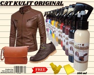 cat kulit original warna putih gading netto 100 mlcat untuk semua bahan kulitcat jaket kulitcat tas
