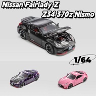 Fuji 1/64 Nissan Fairlady Z Z34 370z Nismo Diecast car Car Model Simulation Alloy Diecast Car Childr