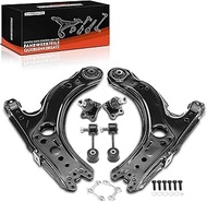 Frankberg 2 x Suspension Arm 2 x Front Coupling Rods Compatible with A3 8L1 1.6L-1.9L 1996-2003 B.o.