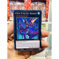 YugiOh Card! Code LED9-EN004 - CXyz N.As.Ch. Knight - Super Rare - 1st Edition