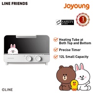 [Joyoung x Line Friends] Cony Classic White Oven 12L  Multifunctional Mini Baking Oven  Safety Mark  1 Year Warranty