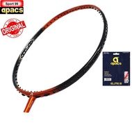 Apacs Nano Fusion Speed 722【Install with String】Apacs Elite III Badminton Racket-Orange Blk 99(1pcs)