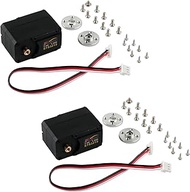 2PCS Feetech STS3215 7.4V 19KG Dual Axis TTL Serial Servo 360° Continuous Rotation Metal Gear 12Bits