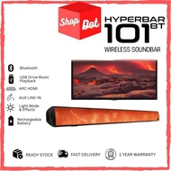 Vinnfier Hyperbar 101B Bluetooth Soundbar with USB Drive music playback Rechargeable battery