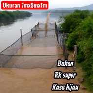 Fish cage net material superRK size 7mx5mx1m